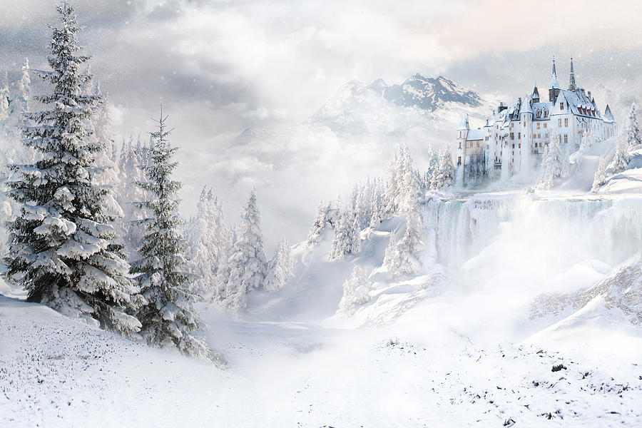 Winter Digital Art - Winters Tale by Shanina Conway