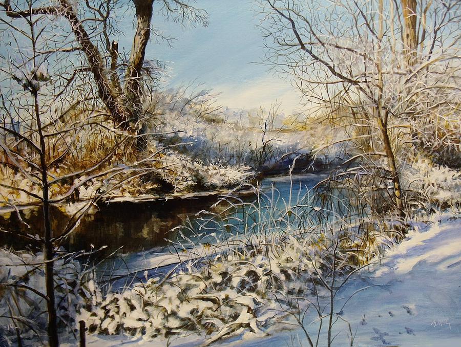 Winters Touch Painting by William Brody