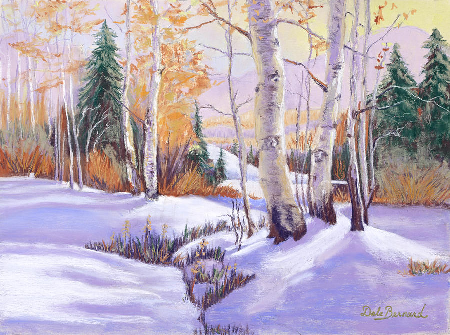Winter Pastel - Winterscape by Dale Bernard