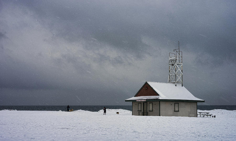 Wintertime Beach Photograph by Nicky Jameson