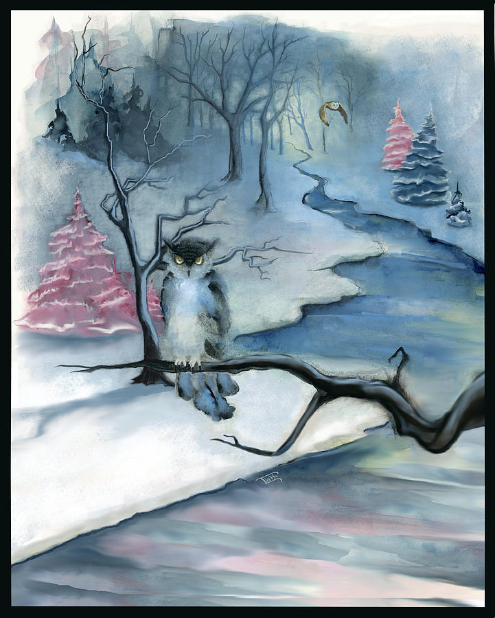 Winterwood Painting by Terry Webb Harshman