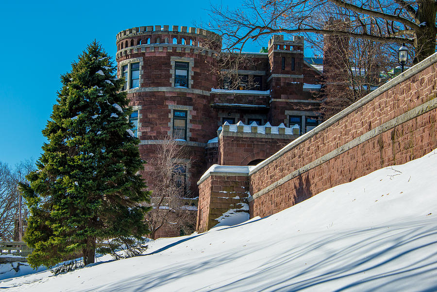 Wintry Lambert Castle Photograph by Anthony Sacco