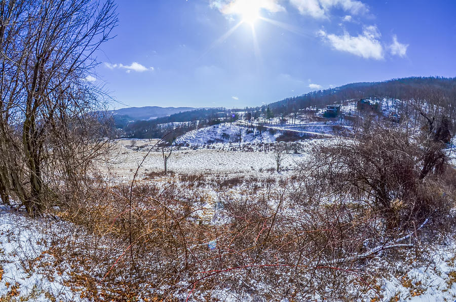 Wintery Landscape In The Mountains On A Sunny Day Photograph by Alex Grichenko