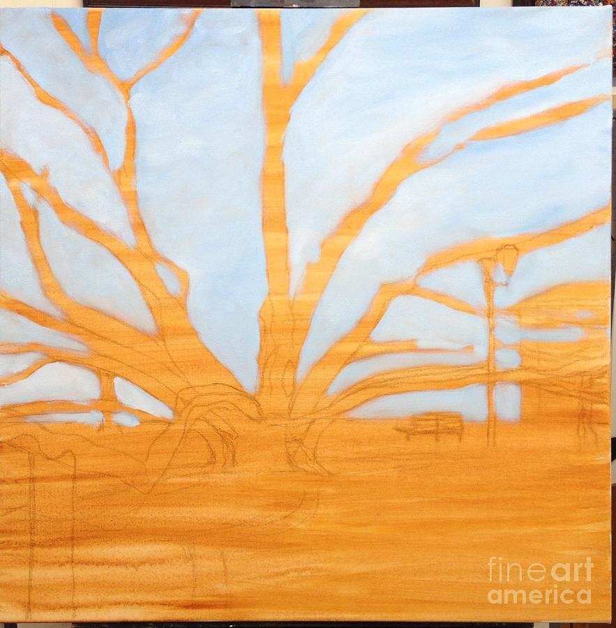 WIP Banyan Tree 1 Painting by Darice Machel McGuire