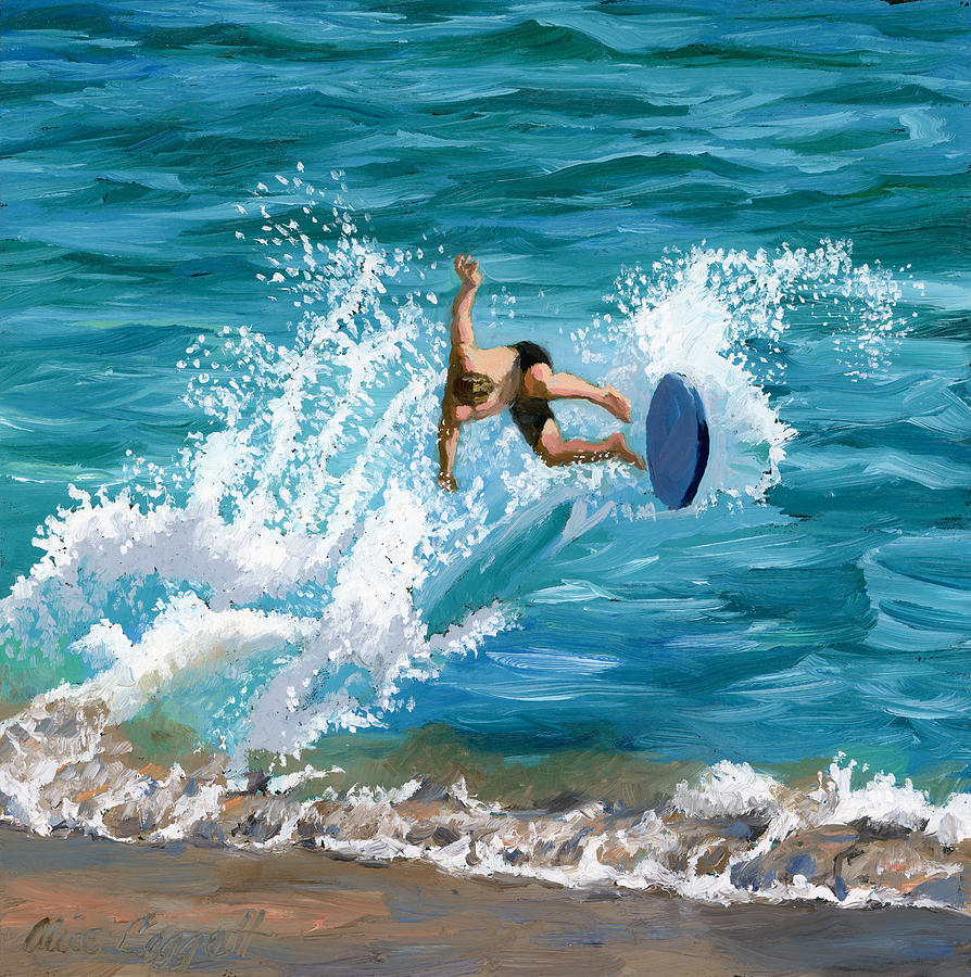 Wipeout Painting by Alice Leggett