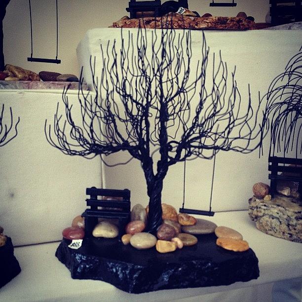 Tree Photograph - #wire #sculpture #trees #art by Ashley DAgostino