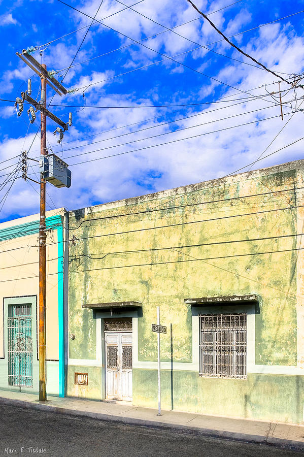 Architecture Photograph - Wired for Electricity in Mexico by Mark Tisdale