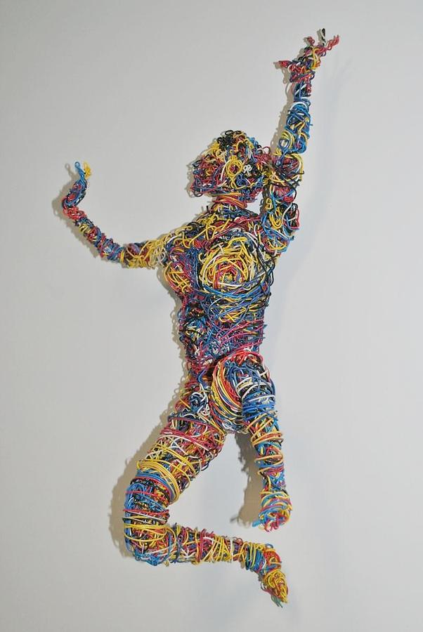 Wire Man Sculpture by Lewyn Stewart | Fine Art America