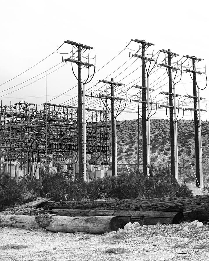 HIGH TENSION Palm Springs CA Photograph by William Dey