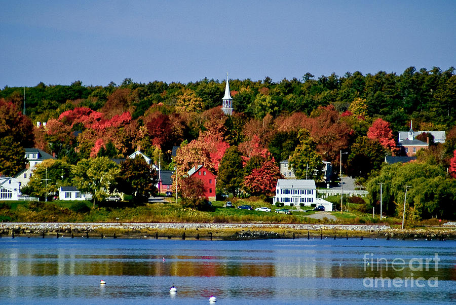 Wiscasset Maine. Photograph by New England Photography