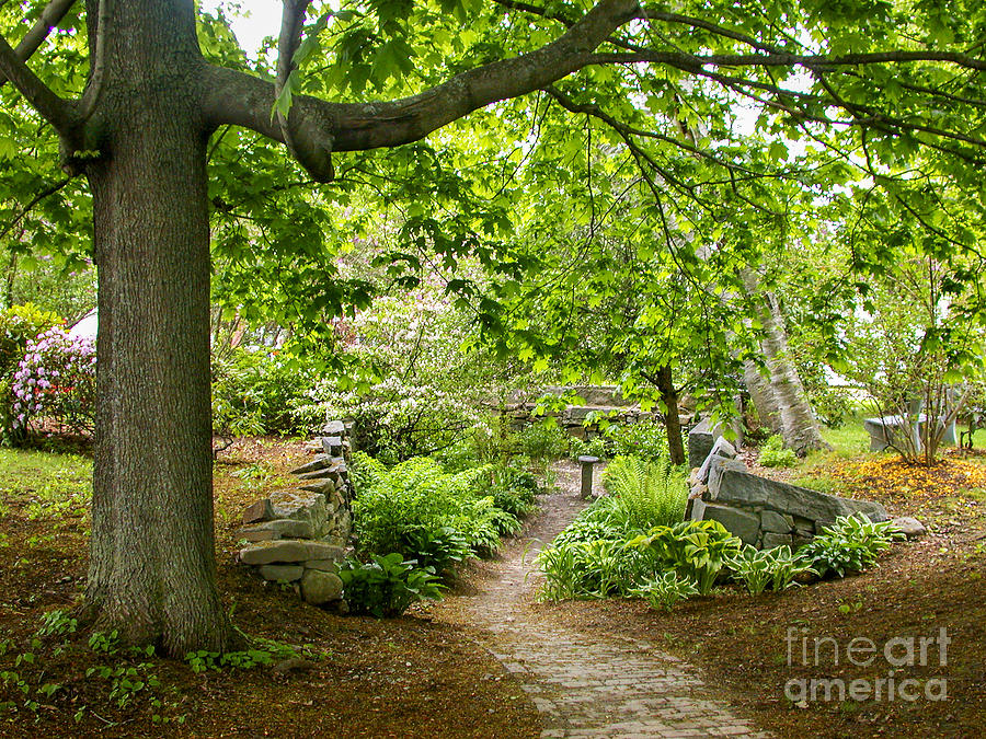 Wiscasset Sunken Garden Photograph by Jim Block - Fine Art America