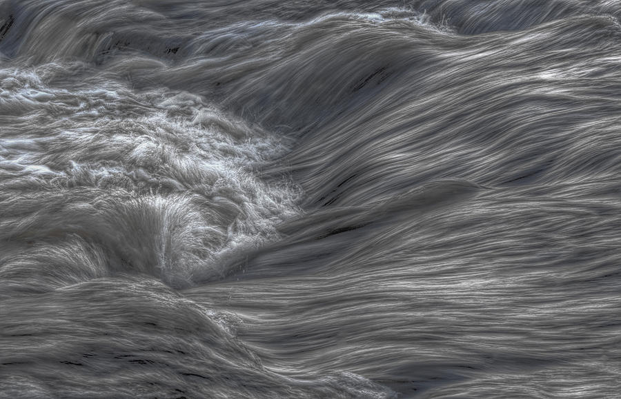 Wisconsin River Abstract Photograph by Dale Kauzlaric