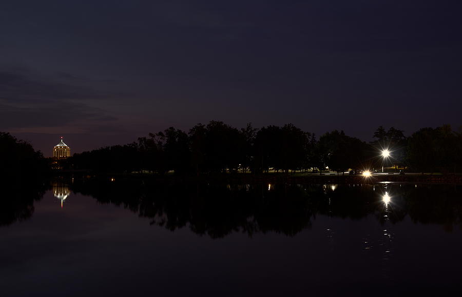 Wisconsin River After Dark Photograph by Dale Kauzlaric