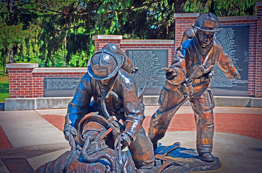 Wisconsin State Firefighters Memorial Park 2 Photograph by Susan McMenamin