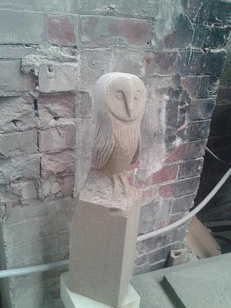 Owl Sculpture - Wise Country Owl by Stephen Nicholson