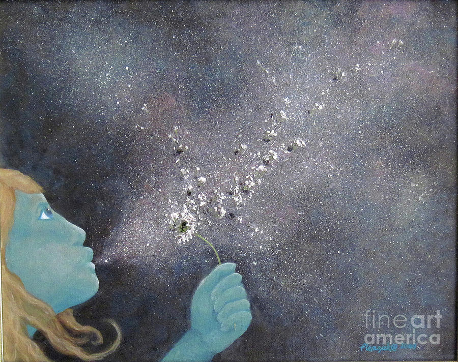 Space Painting - Wish by Susan Plenzick