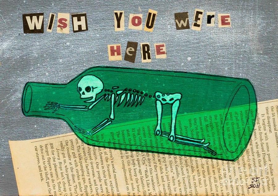Wish you were here Painting by Stefanie Forck