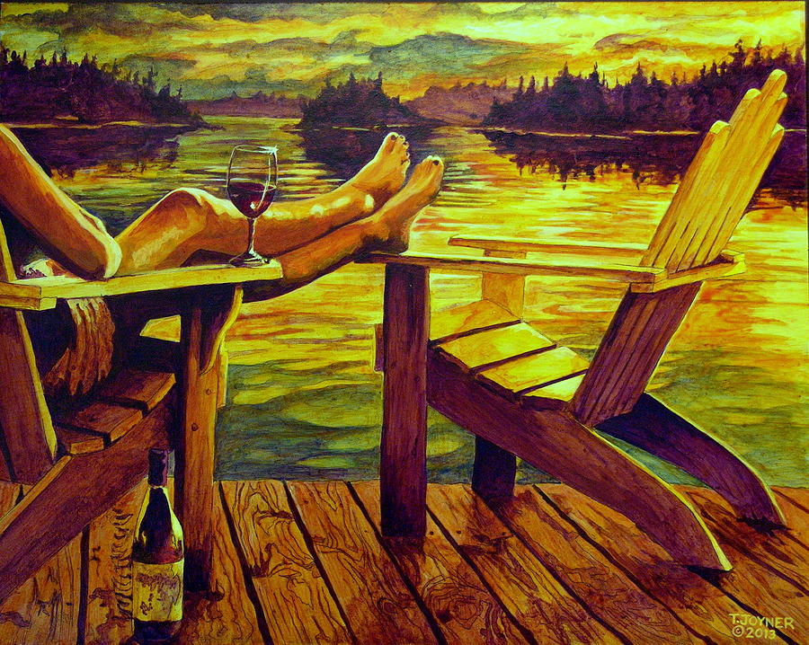 Wish You Were Here Too Painting by Tim  Joyner