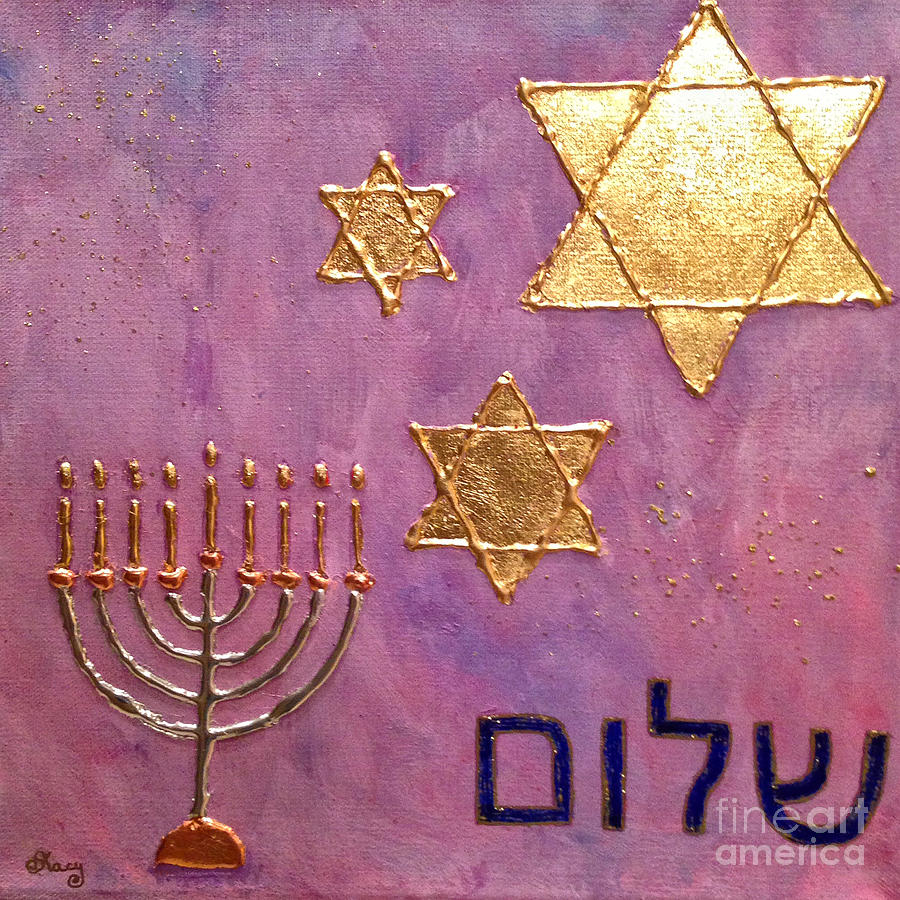 Hanukkah Painting - Wishing for Miracles by Pat Stacy