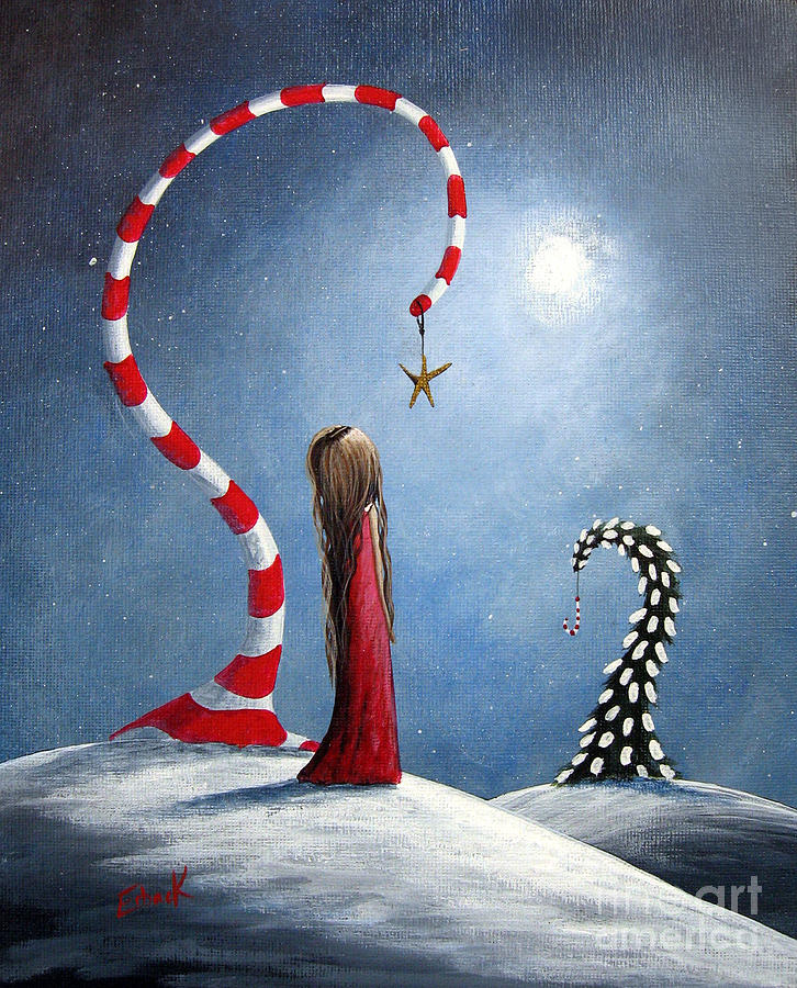 Wishing Star by Shawna Erback Painting by Moonlight Art Parlour