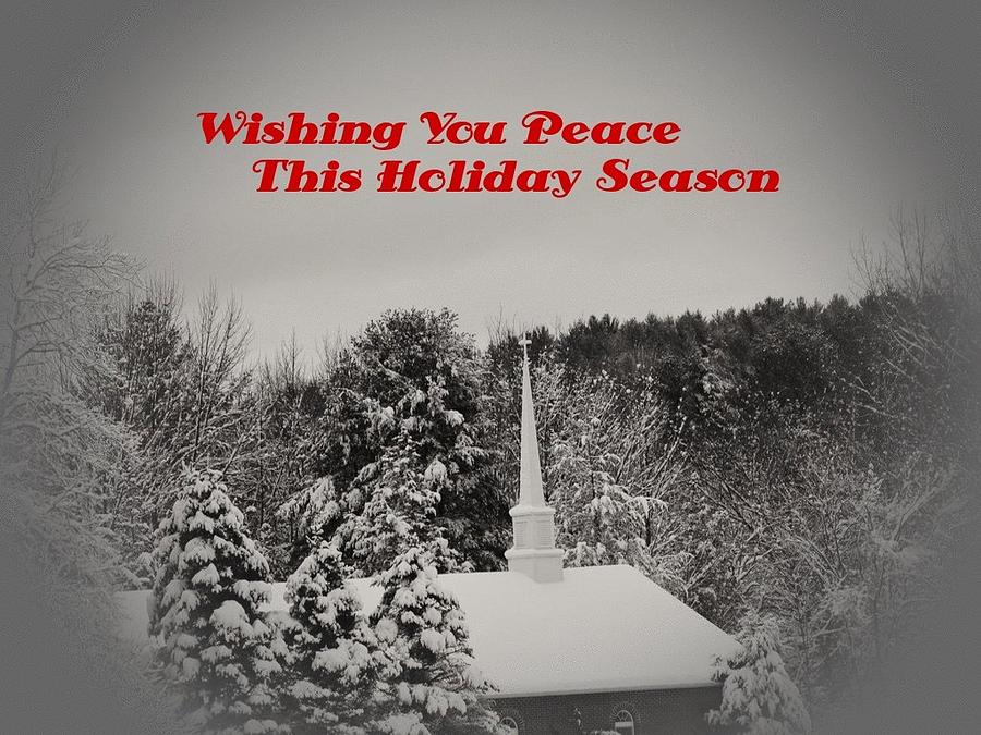 Wishing You Peace Photograph by Judy Genovese