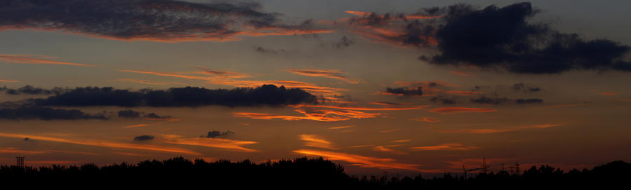 Sunset Photograph - Wisps Of Orange by Erik Tanghe