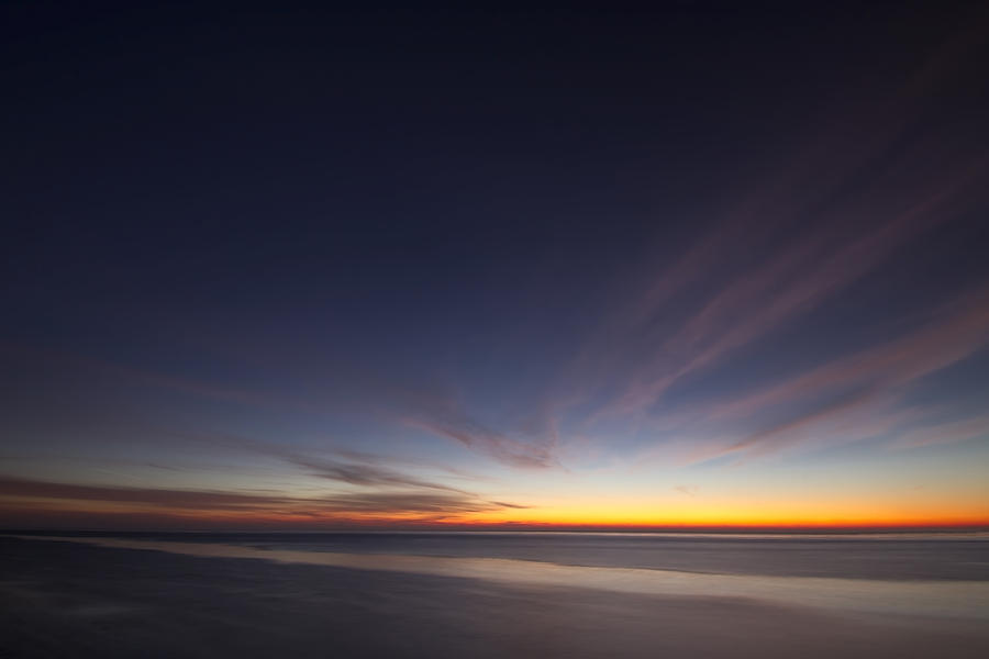 Wispy Cirrus Clouds At Dawn Photograph by Sven Brogren