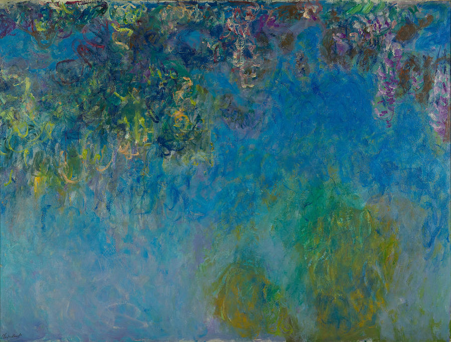 Claude Monet Painting - Wisteria  by Georgia Clare