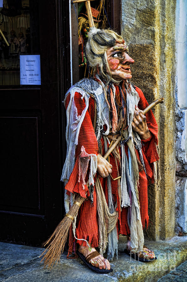 Witch of prague Photograph by Brenda Kean