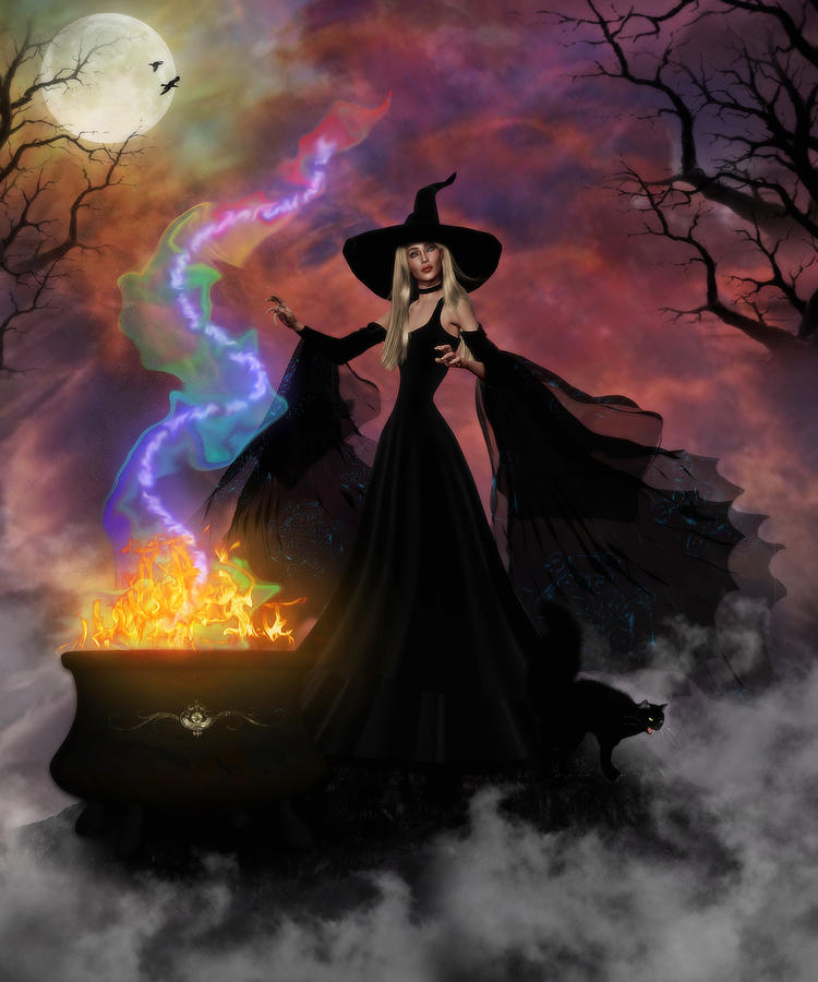 Witches Brew Digital Art By Suzanne Amberson