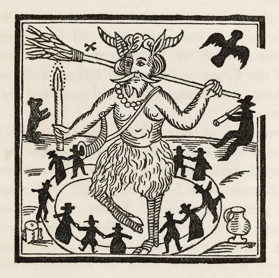 Witches Dance Round The Devil Drawing By Mary Evans Picture Library