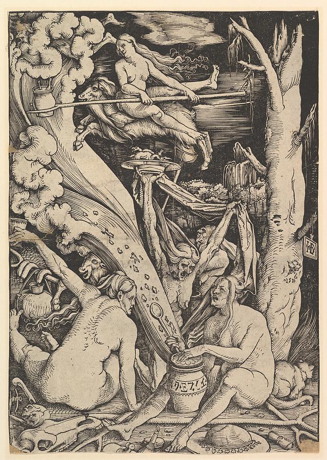 Witches Sabbath Drawing by Hans Baldung - Fine Art America