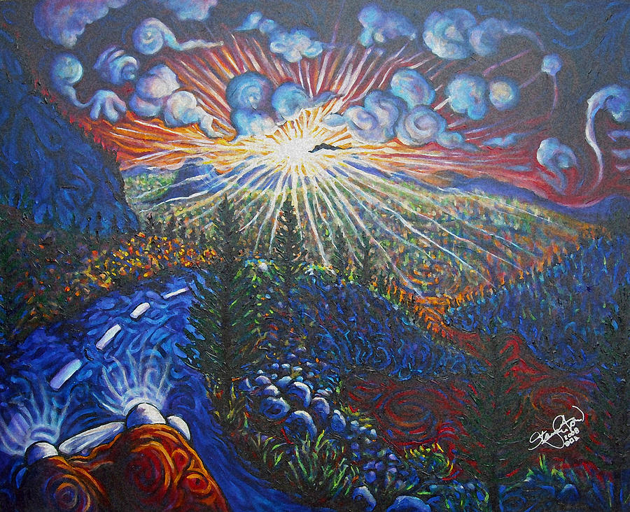 With A New Dawn Hope Painting By Steve Lawton