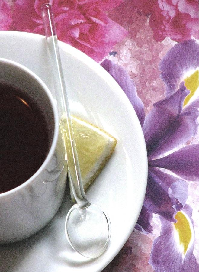 Tea Cup Photograph - With Lemon by Angela Davies
