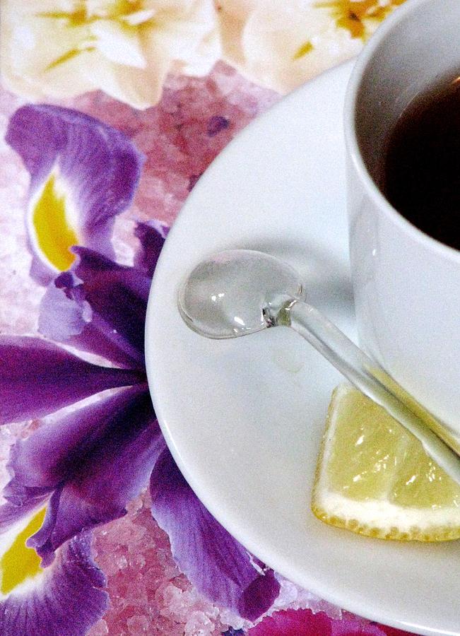 Tea Photograph - With Lemon Please by Angela Davies