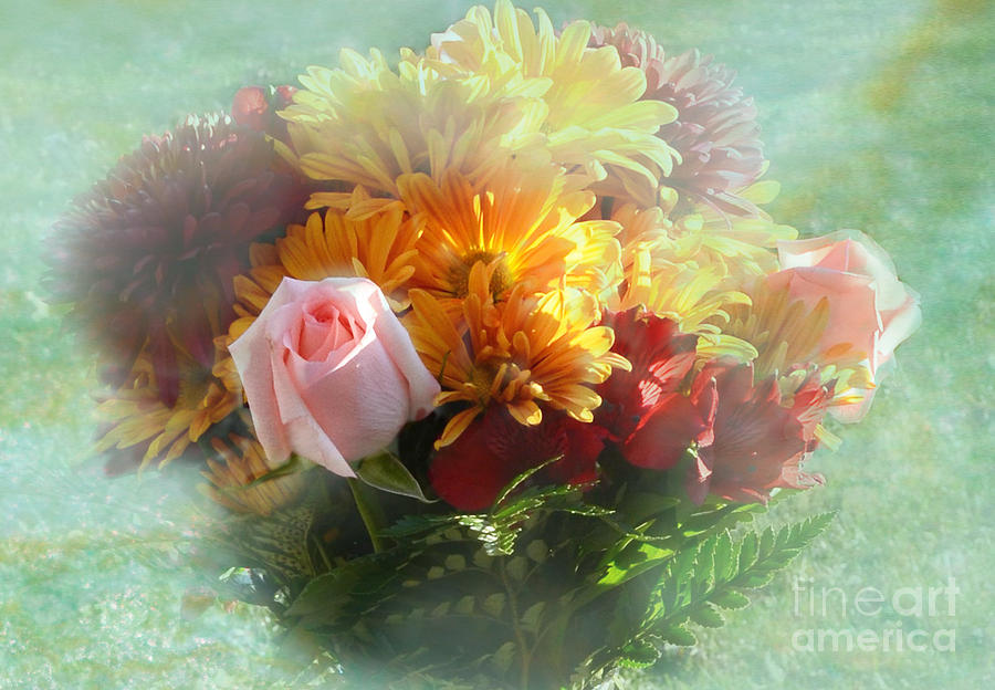 With Love Flower Bouquet Photograph by Luther Fine Art