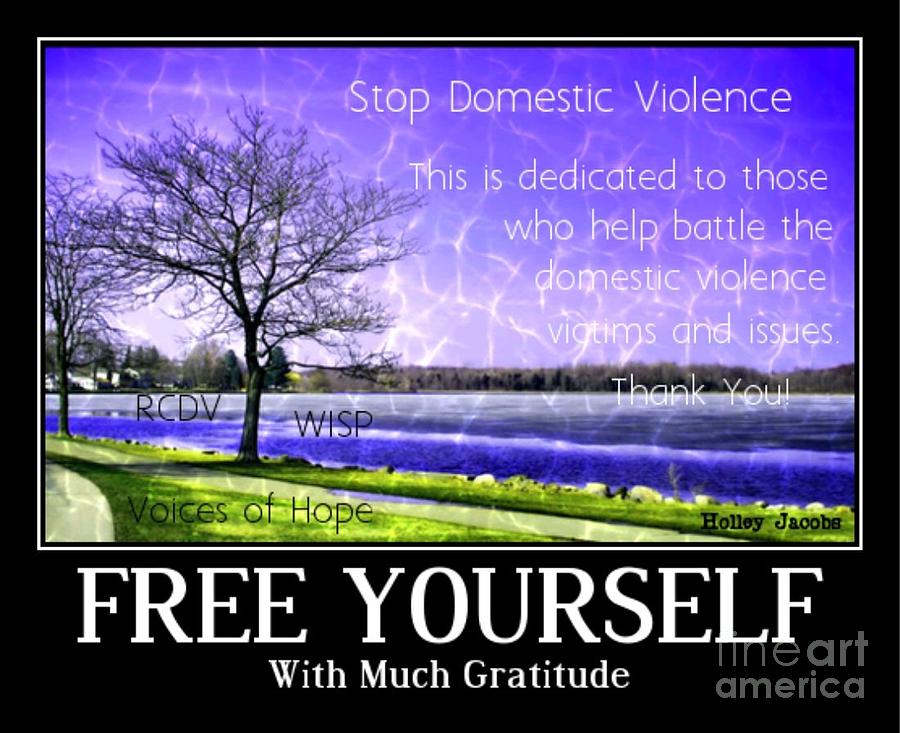 Free Yourself Digital Art - With Much Gratitude by Holley Jacobs