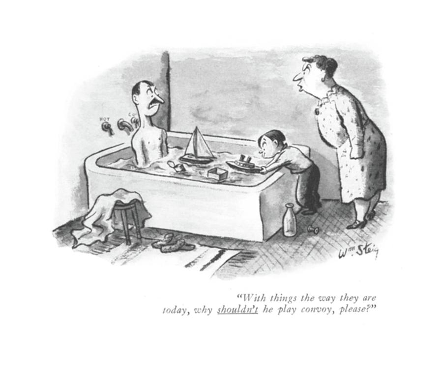 With Things The Way They Are Today Drawing by William Steig