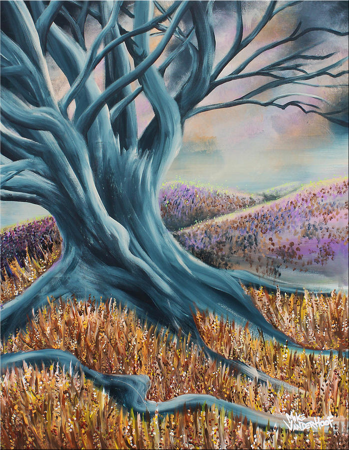 Tree Painting - Withering Heights by Mike Vanderhoof