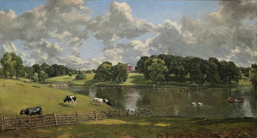 Wivenhoe Park Essex Painting by John Constable