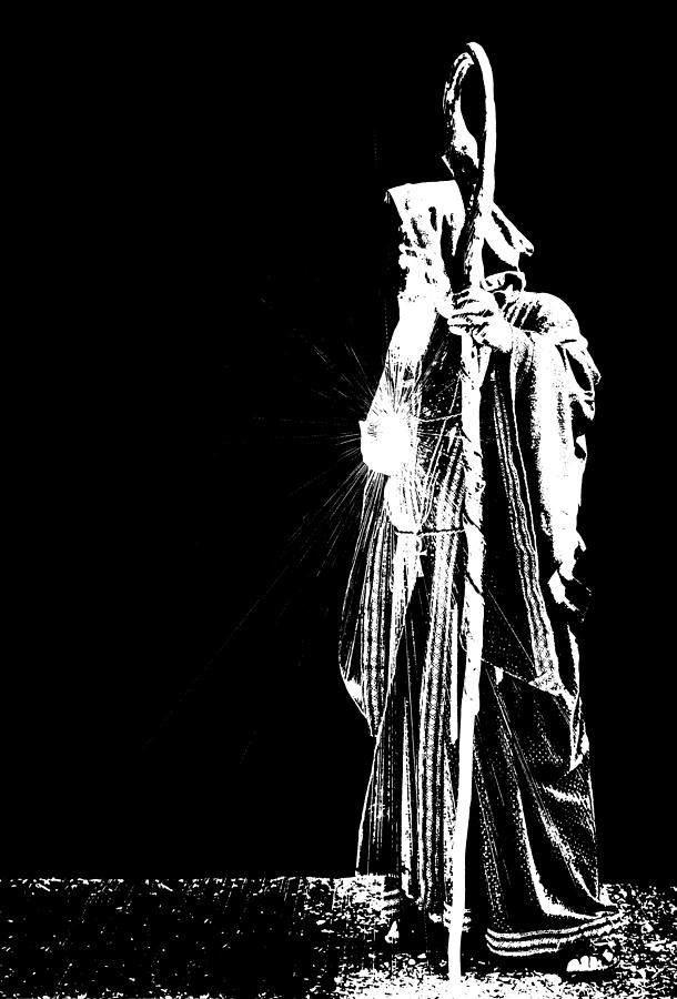 Wizard in pure bw Photograph by Kristin Elmquist