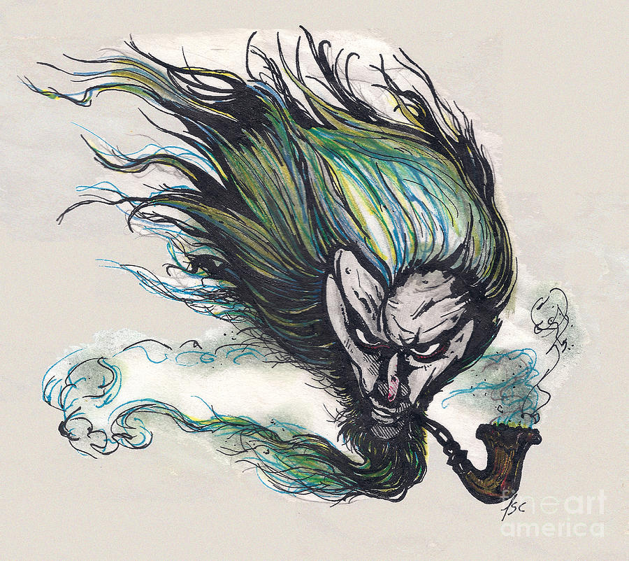 Wizard Drawing by Joseph Capuana - Fine Art America