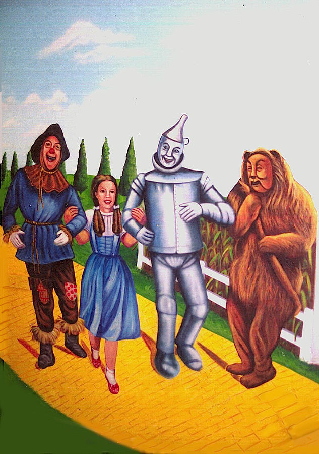 The Wizard Of Oz Painting - Wizard of OZ by Melinda Saminski