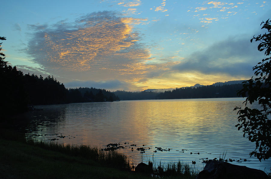 Woahink Lake Sunrise Photograph by Tikvahs Hope