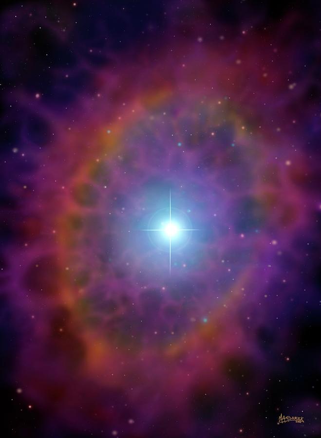 Wolf-rayet Star Photograph by Mark Garlick/science Photo Library