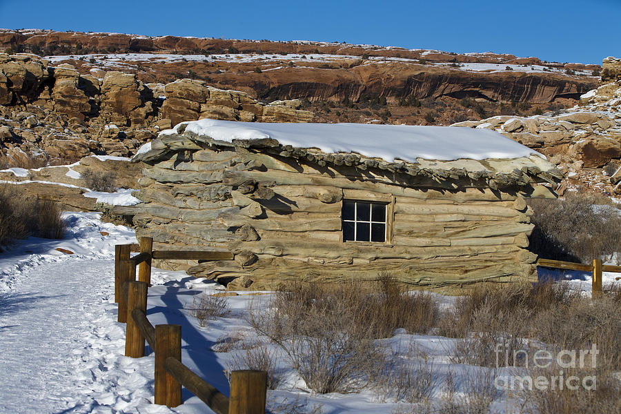 Wolfe Ranch Cabin Arches National Park Utah Photograph By Jason O