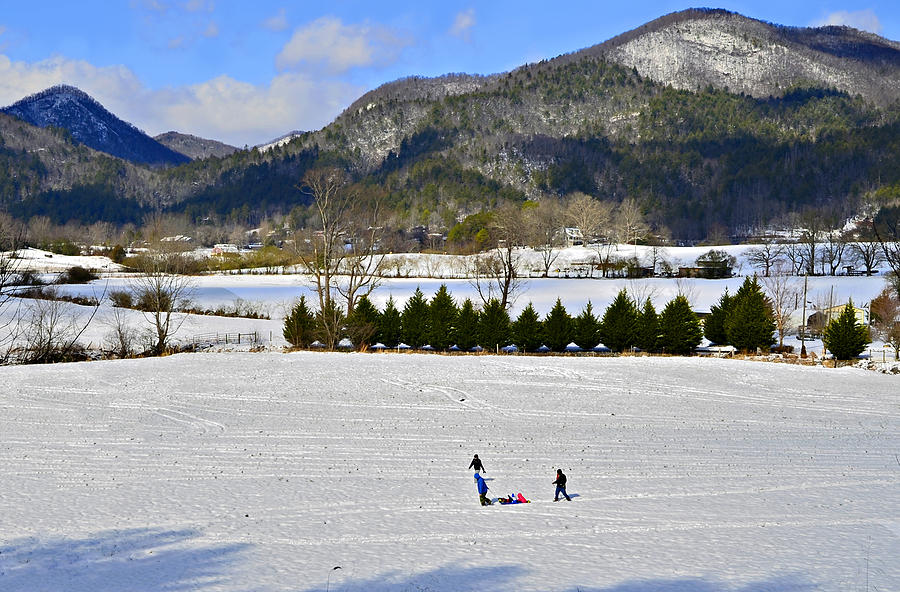 Wolffork Valley Winter Photograph