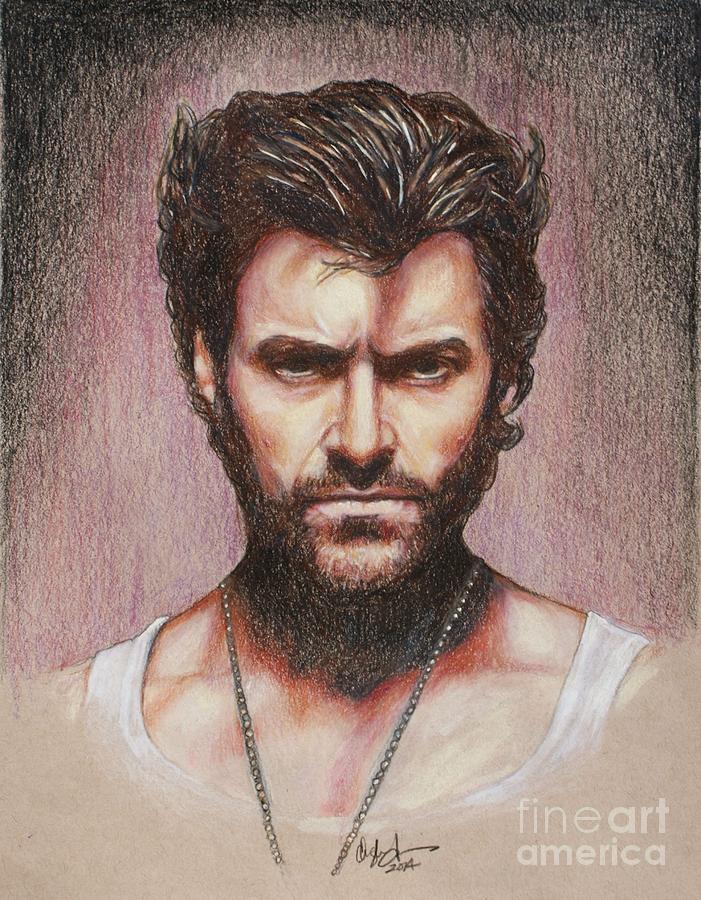 Wolverine Drawing by Christine Jepsen
