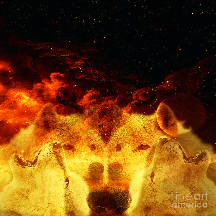 Wolves Cry Digital Art by Ester McGuire