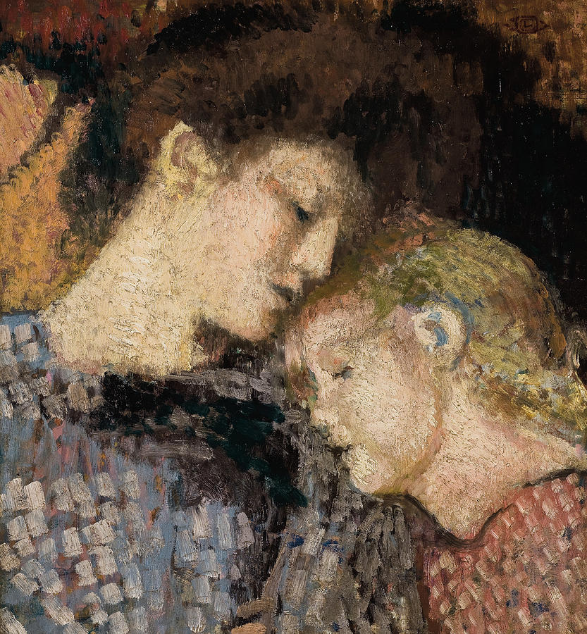 Mothers Day Painting - Woman and Child by Georges Lemmen